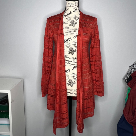 41 Hawthorn (S) Etelan Variegated Pointelle Stitch Open Cardigan - Stitch Fix - Picture 10 of 10
